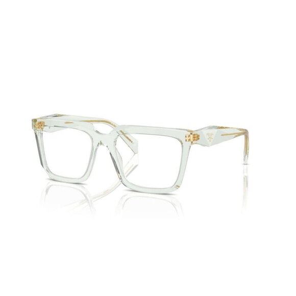 NWT PRADA EYEGLASSES CRYSTAL MINT - Picture 1 of 3